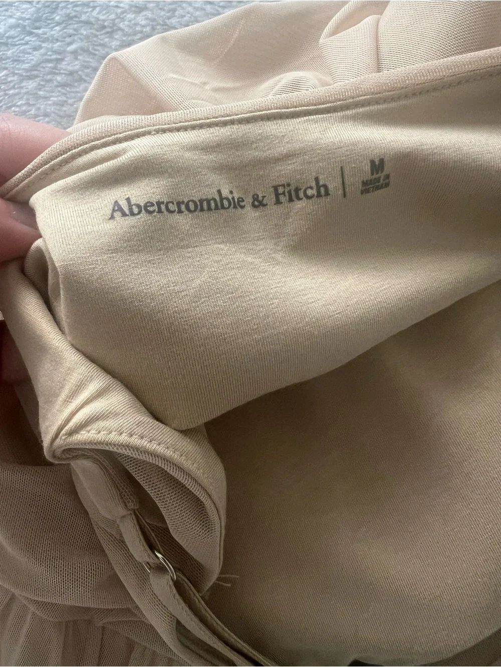 Abercrombie & Fitch Bra Free Sheer Maxi Dress